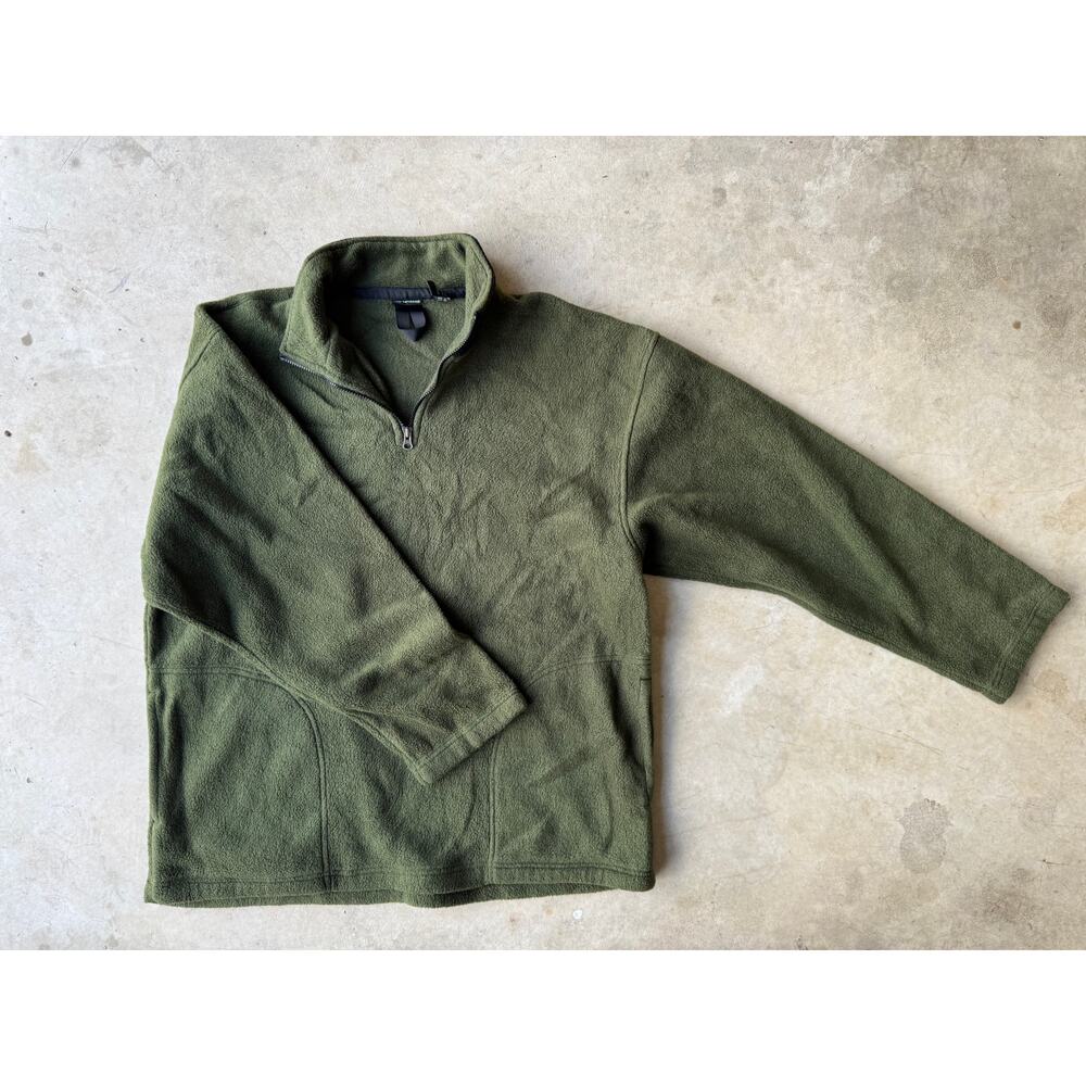 Outdoor Urban Terrain Green Fleece Quarter-Zip
